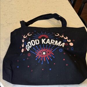 Spiritual Gangster Black Good Karma Tote